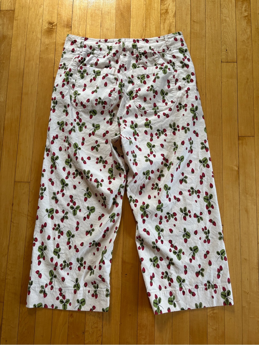 Colette Magic Fabric Strawberry Pants | Maeve - Anthropologie | Women’s Plus 20W - Picture 6 of 16